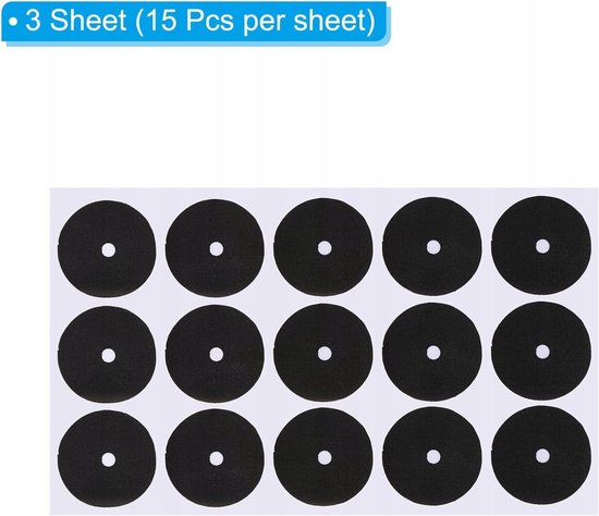 45 Zwarte Biljart Markers - Precisie Oefeningen — afbeelding 4