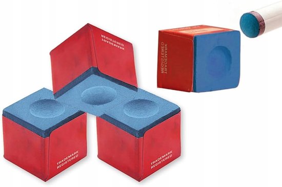 12x Blauwe Keu Krijtjes voor Biljart & Snooker - Maximale Grip — afbeelding 4