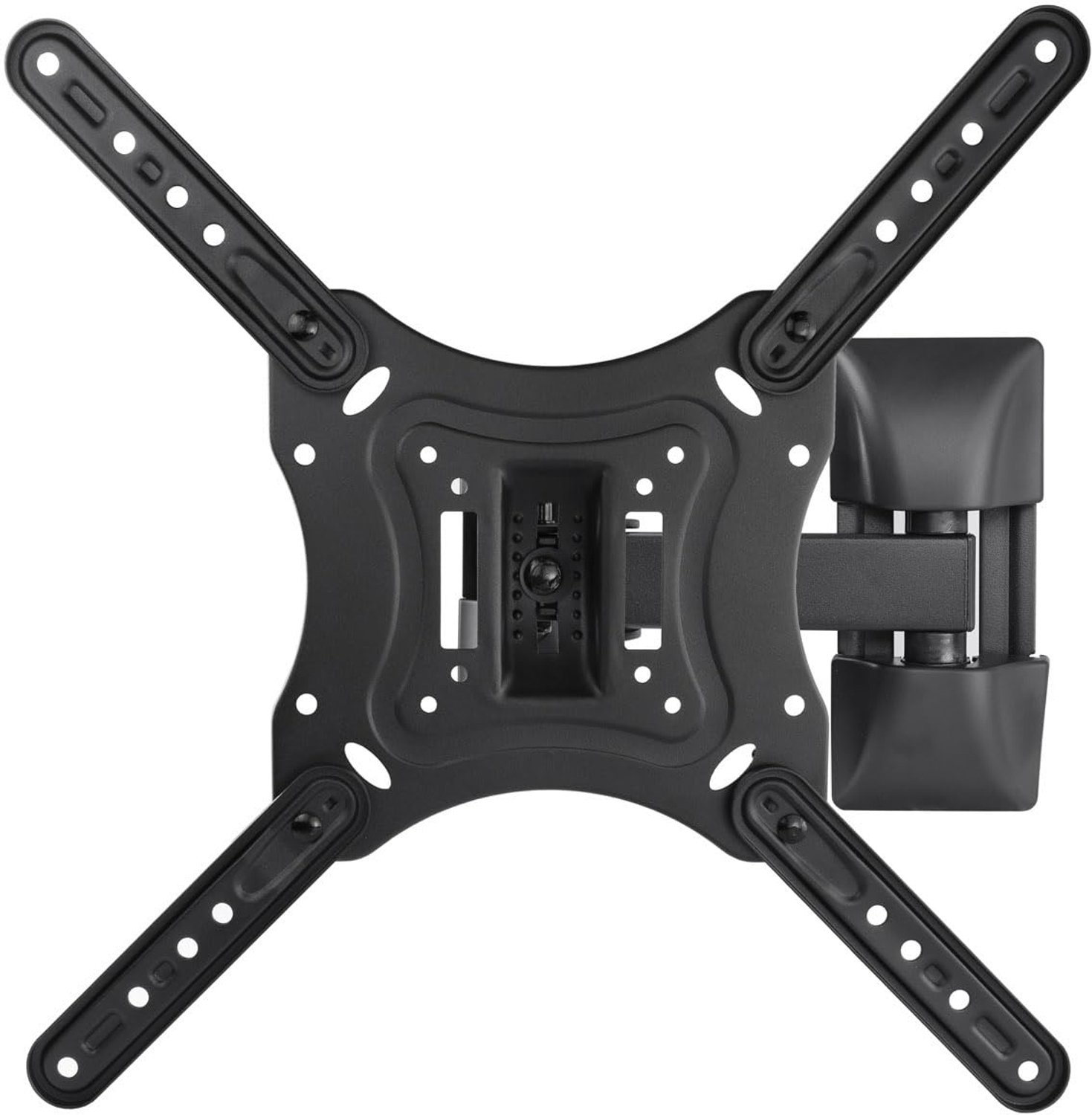 Flexibele monitorbeugel 58,4 cm tot 139,7 cm - zwarte afwerking - kantel- en draaifunctie - Homevero