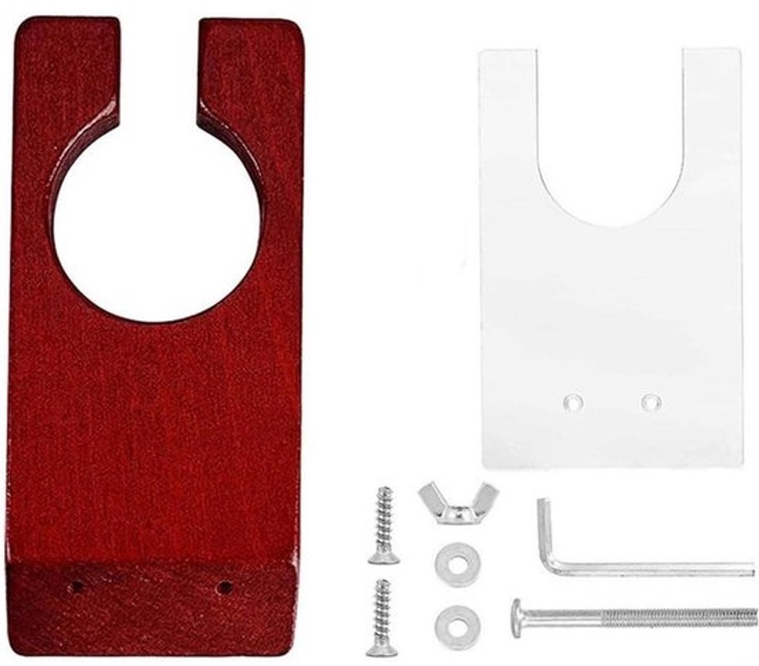 Tapijtsnijder Houder - Snijrek Tapijt - Tapijt Trimmen - Stabiele Constructie - 15.5 x 13 cm - Rood