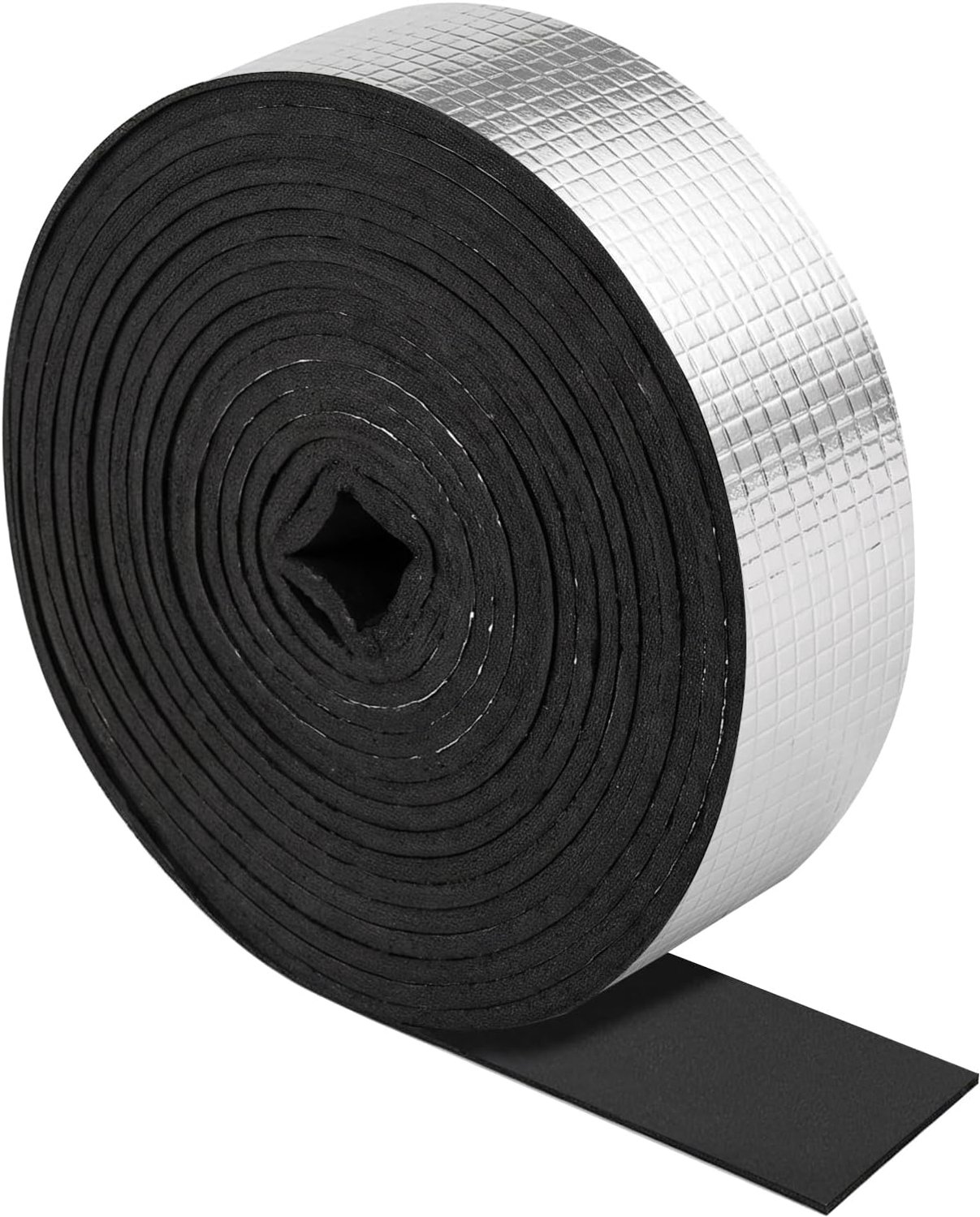 Buisisolatie, zelfklevend, 5 cm x 100 cm, aluminium isolatietape voor waterleiding en verwarmingsbuis - ShopVlot