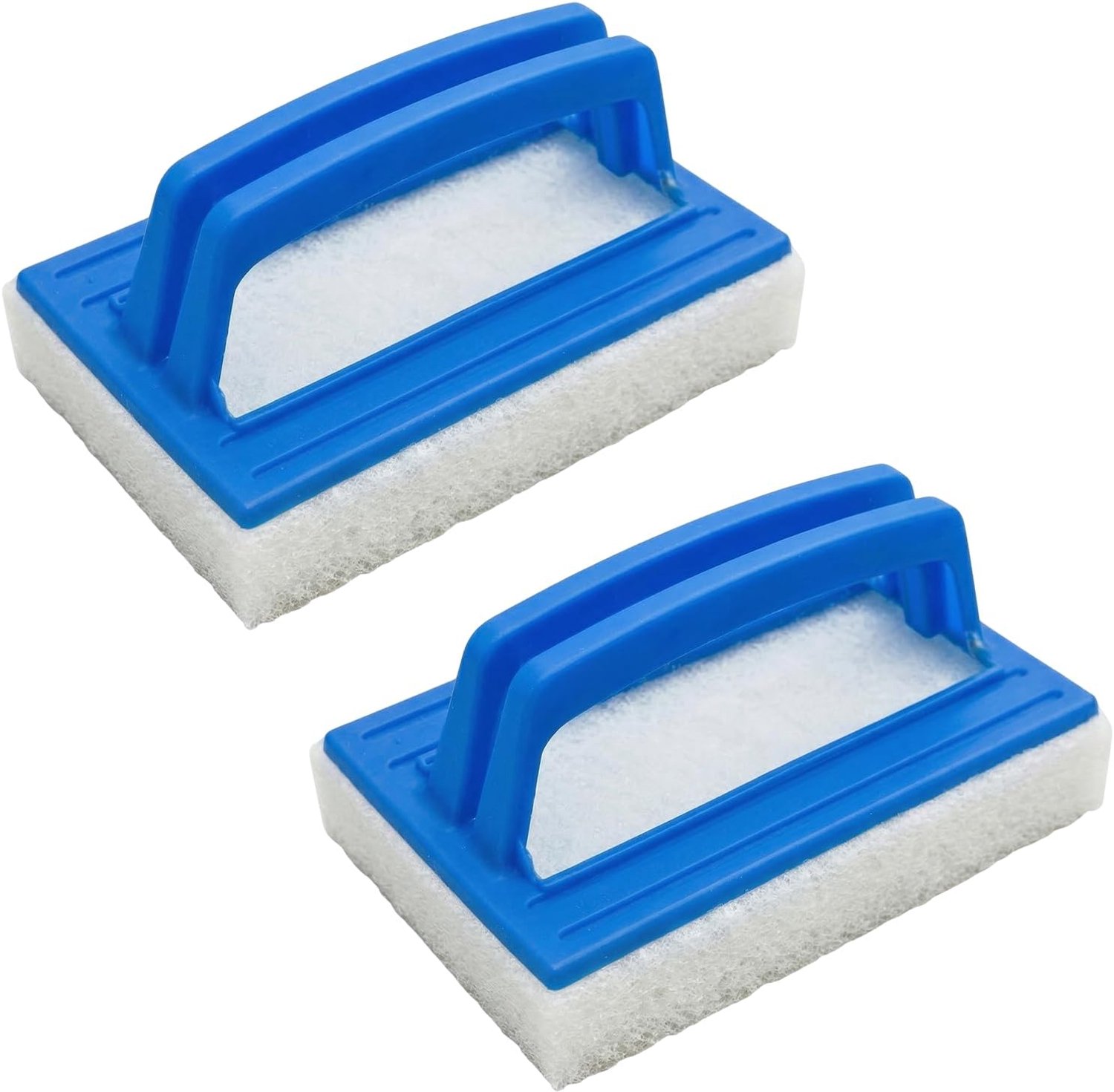 Zwembadsponsborstels set van 2 - hoogwaardige sponzen - perfect voor zwembadreiniging - verwijder hardnekkige vlekken - ShopVlot