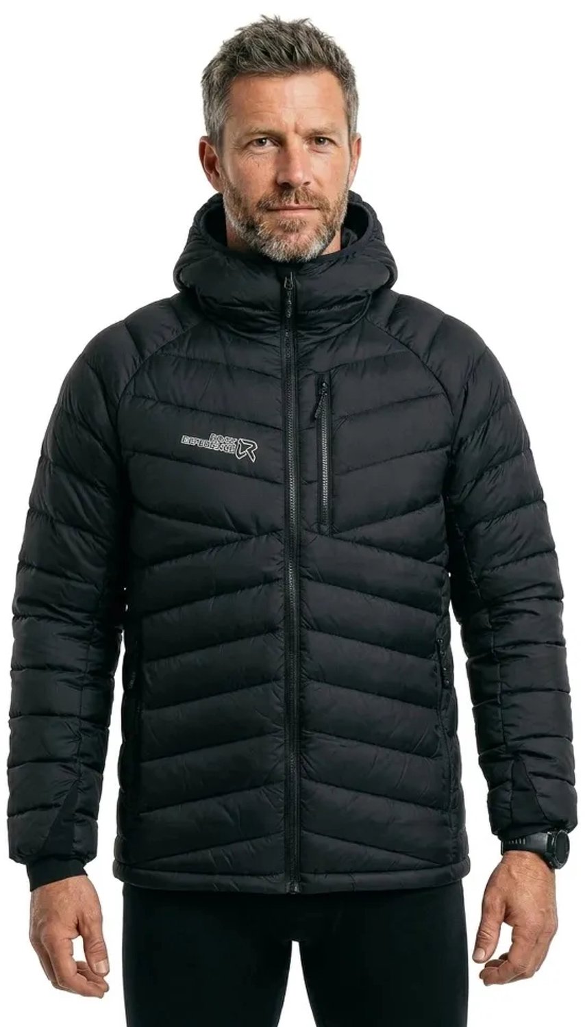 Rock Experience COSMIC PADDED Heren Outdoorjas Zwart M - Donsjas