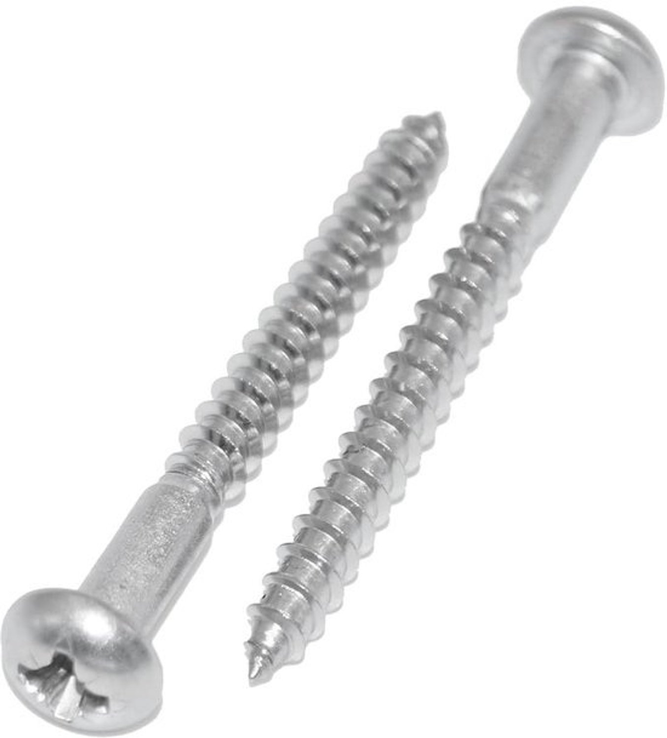 Houten Schroeven - Halfronde Schroeven - Houtconstructies Maken - Roestvrij Staal A2 - 5x60 mm - Zilverkleurig