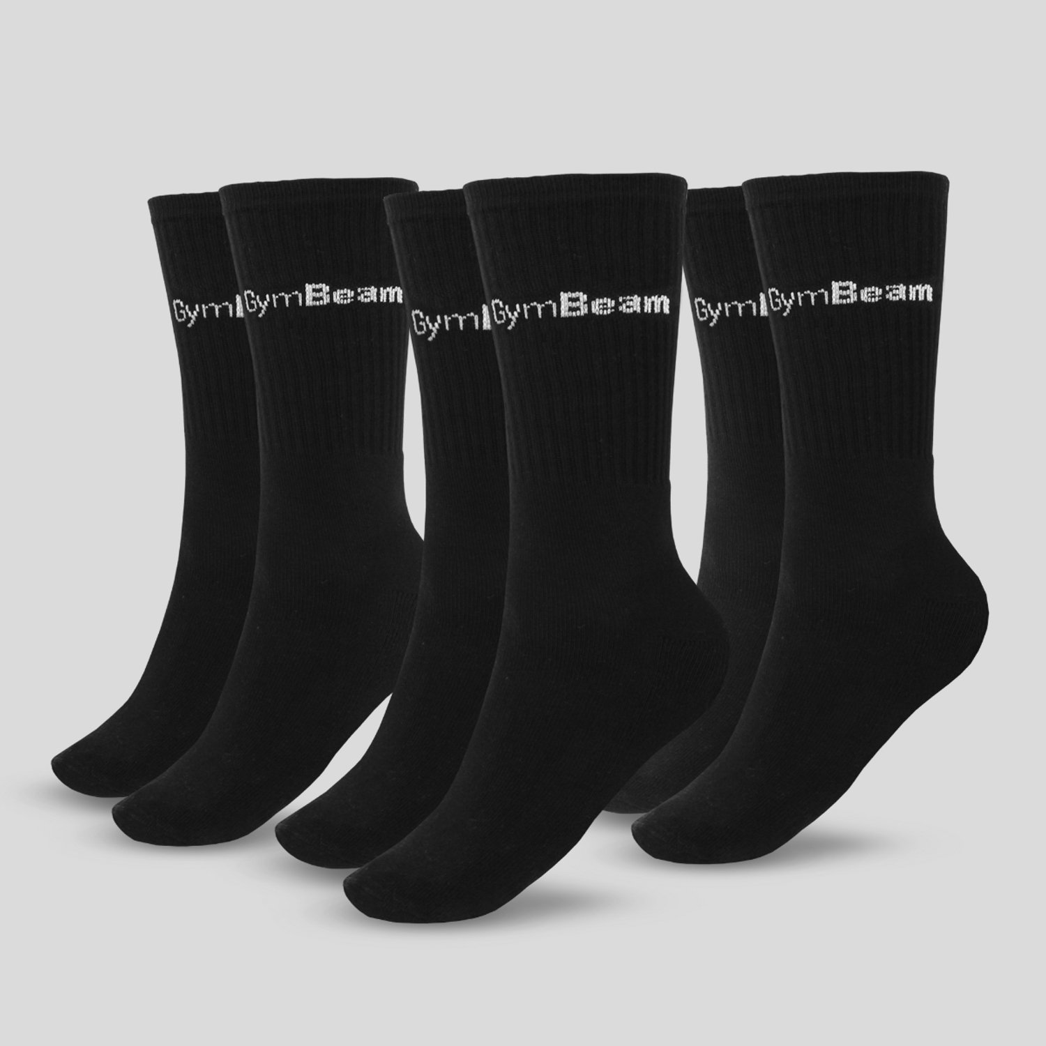 GymBeam 3/4 Sokken 3Pack M Zwart