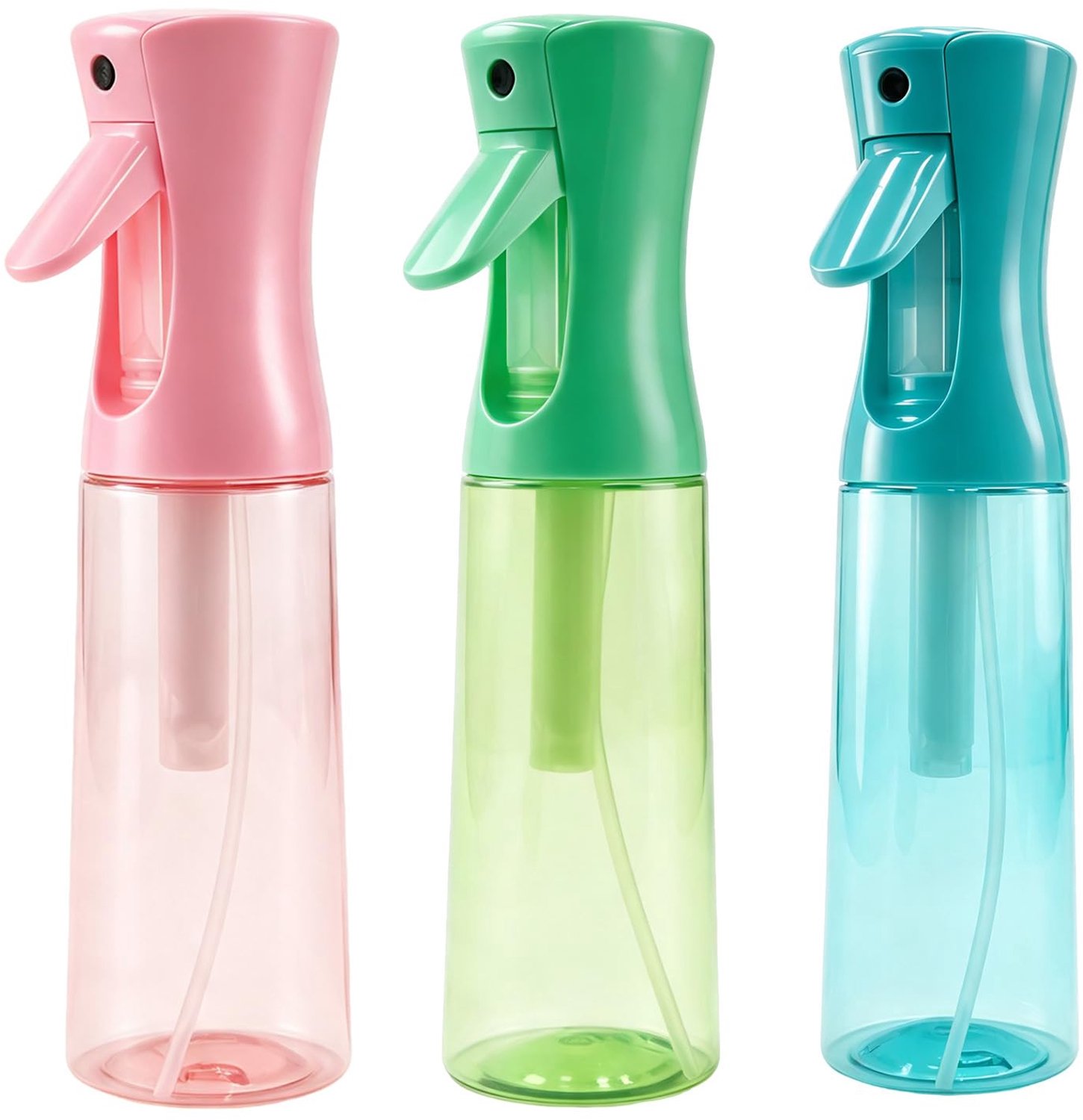 3 stuks continue waterspuitfles, 300 ml spuitfles haar