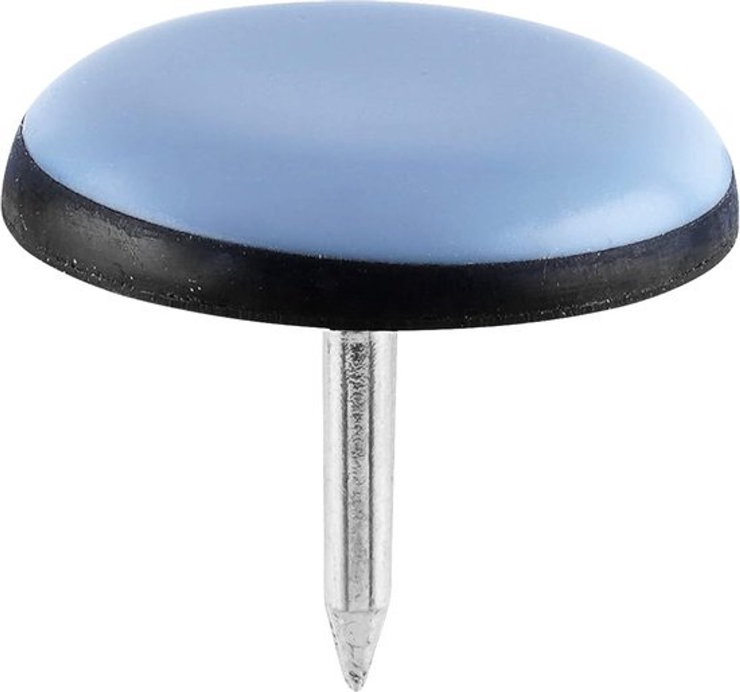 Meubelglijders - Teflon Glijders Rond - Vloeren Beschermen - Met Spijker Bevestiging - Diameter 30mm 16 Stuks - Grijsblauw