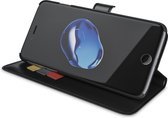 BeHello iPhone 8 Plus / 7 Plus / 6S Plus / 6 Plus Hoesje -  Wallet Case Met Ruimte Voor 3 Pasjes Met Ruimte Voor 3 Pasjes - Zwart
