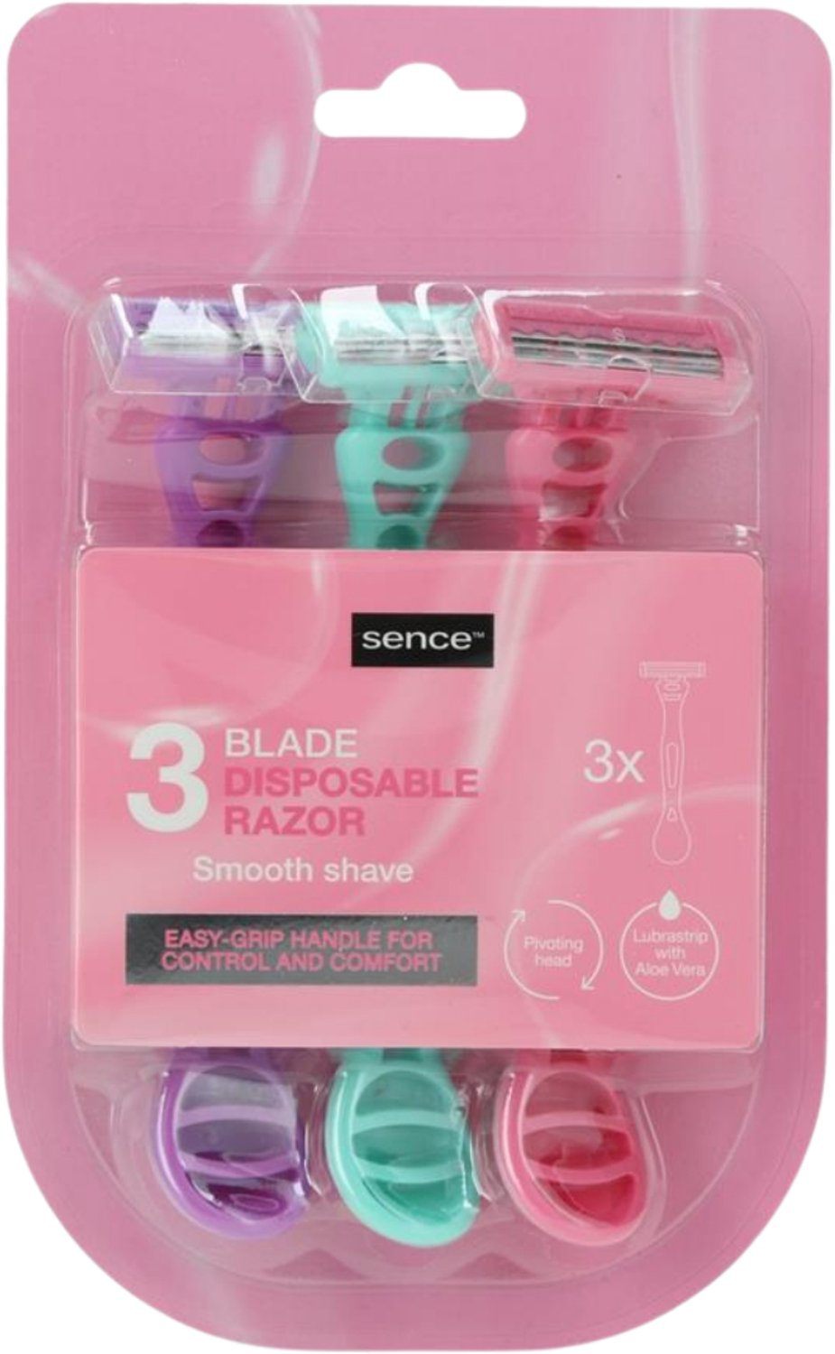 Sence Wegwerp Scheermesjes Triple Blades Sensitive (3 stuks)