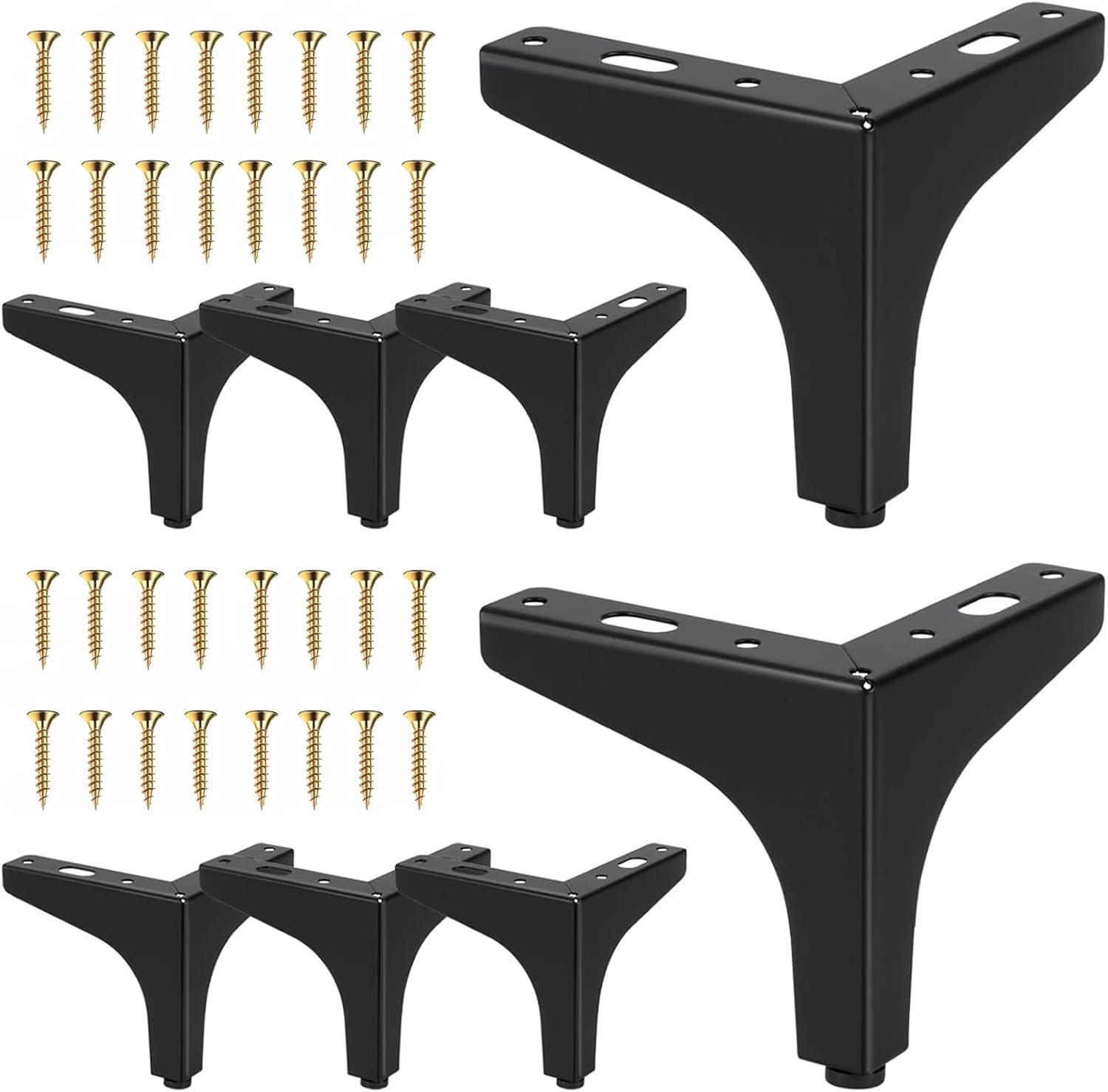 Meubelpoot 15cm - Metaal - Modern design - Ideaal voor meubels - ShopVlot