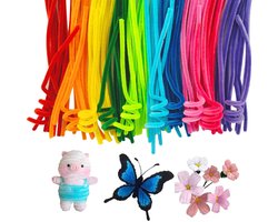 APKOL 200 Pcs Scovolini Colorati,scovolini lavoretti Ciniglia, 30cmx6mm