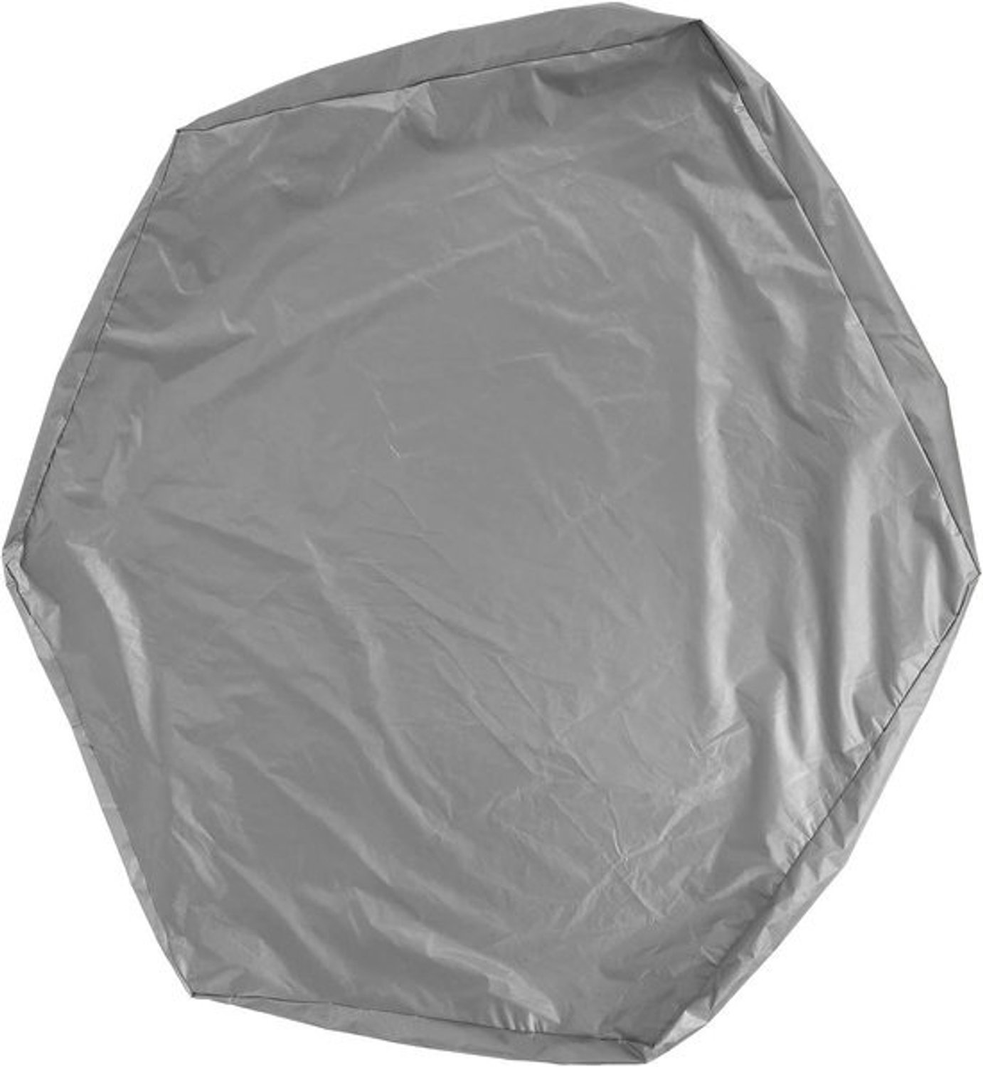 Zandbakhoes - Buitenbescherming Zandbak - Tuinmeubilair Afdekken - Waterdicht Trekkoord - 140 x 120 cm - Zwart Grijs