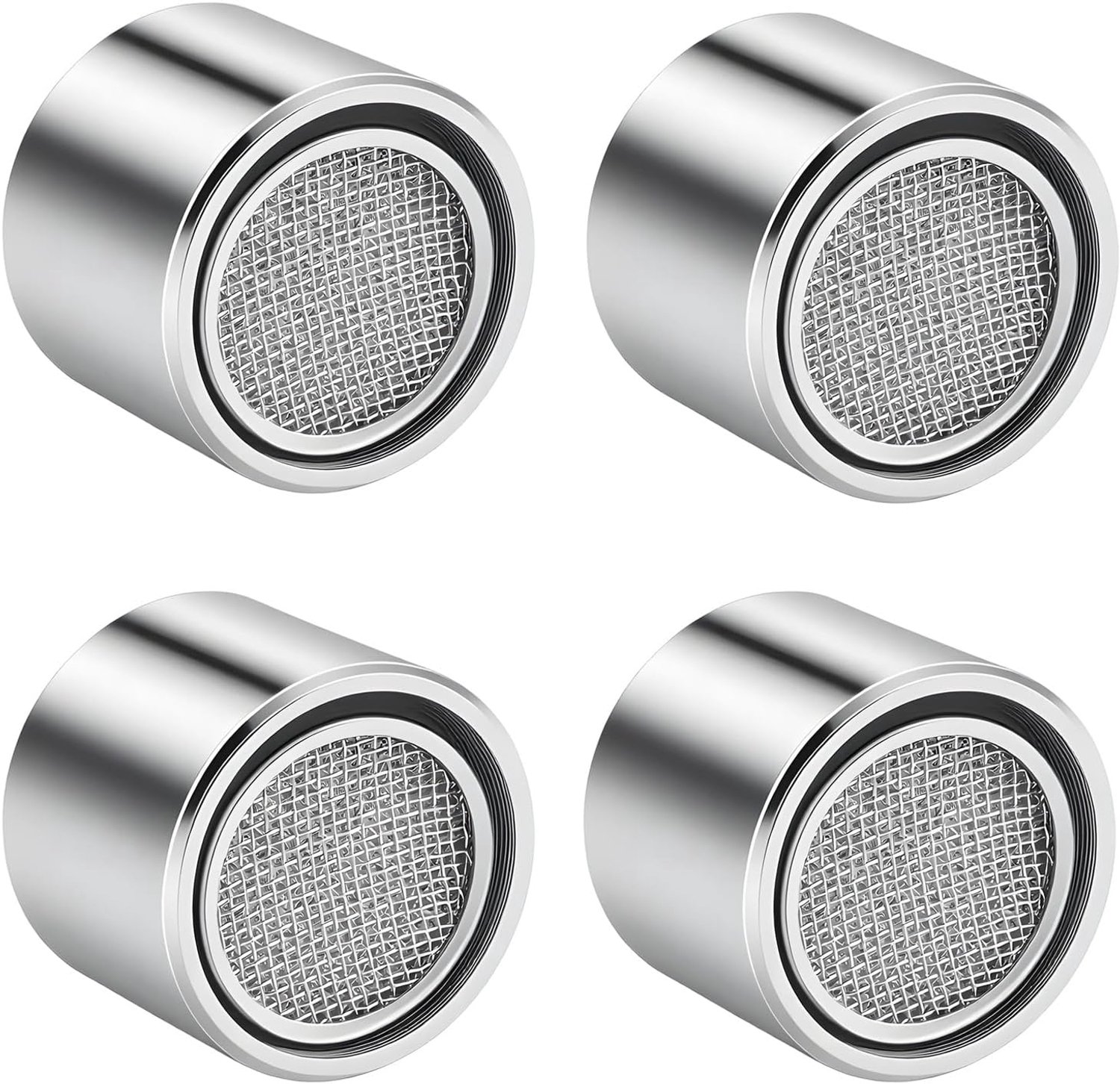 Kraanfilter M22 - Chroom messing - Spatwaterdicht - Waterbesparend voor keuken - ShopVlot