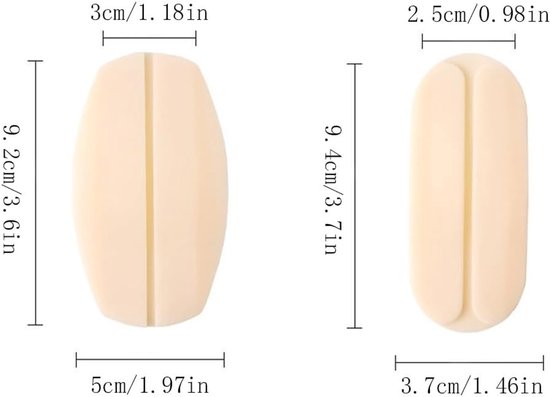 Zachte en comfortabele schouderkussens voor bh-bandjes, pijnverlichting en antislip ondersteuning, 6 paar in verschillende kleuren — afbeelding 5