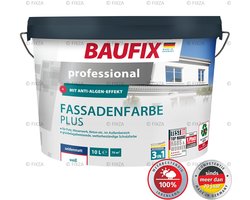 BAUFIX Professionele witte Gevelverf Plus wit 10 Liter