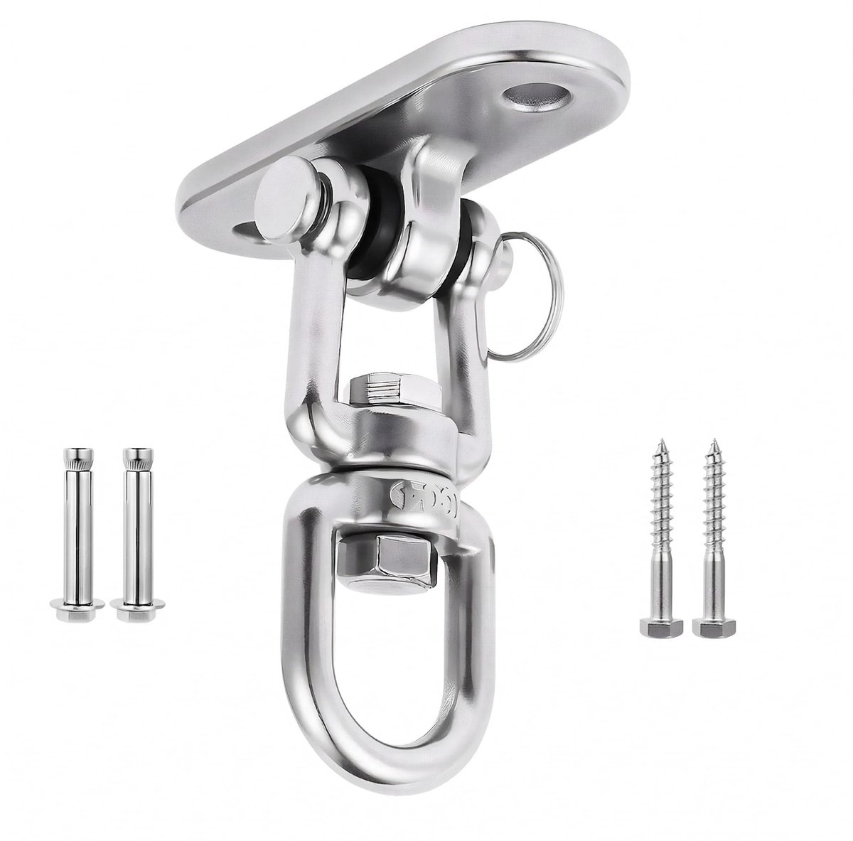 Plafondhaak - 360° Draaibaar - Zwaar uitgevoerd - 450 KG Capaciteit - Voor hangstoel, bokszak, yoga en slingtrainer