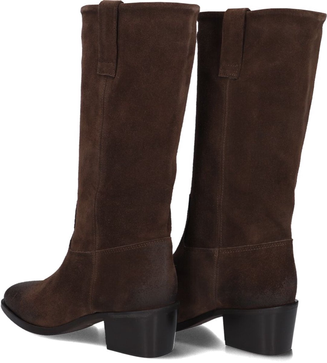 LINA LOCCHI Mw035 Laarzen - Suède - Dames - Bruin - Maat 39