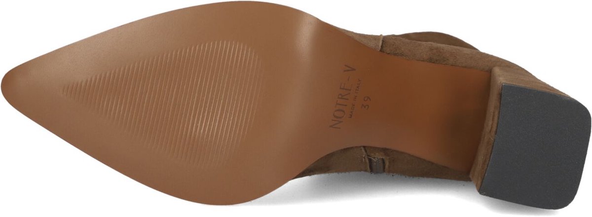 Notre-V 94836 Laarzen - Suède - Dames - Bruin - Maat 41