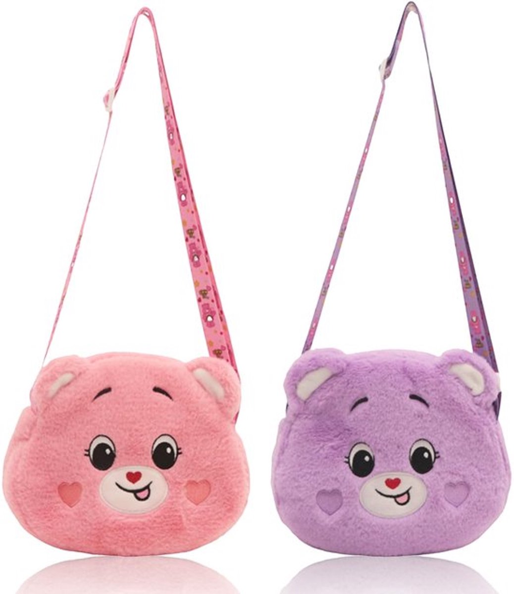 Dailygoody - Handtassen voor Meisjes - 2-delige Plush Bear Crossbody