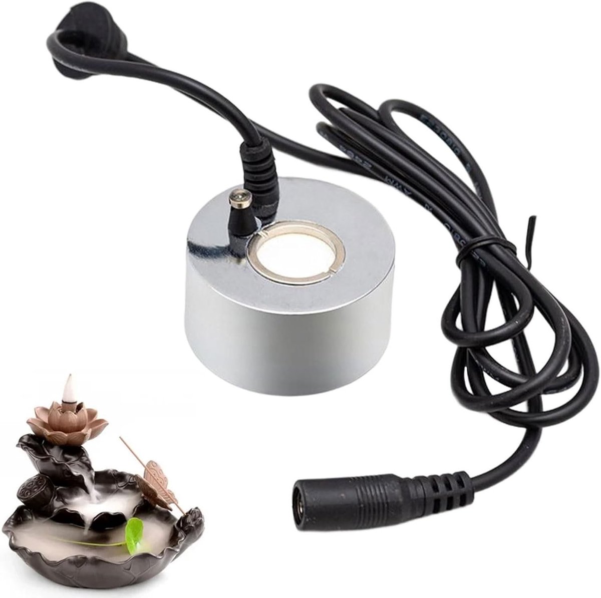 Mistmaker - Zwart - 46 mm - Ultrasone Vernevelaar voor Vijver en Huishoudelijk Gebruik