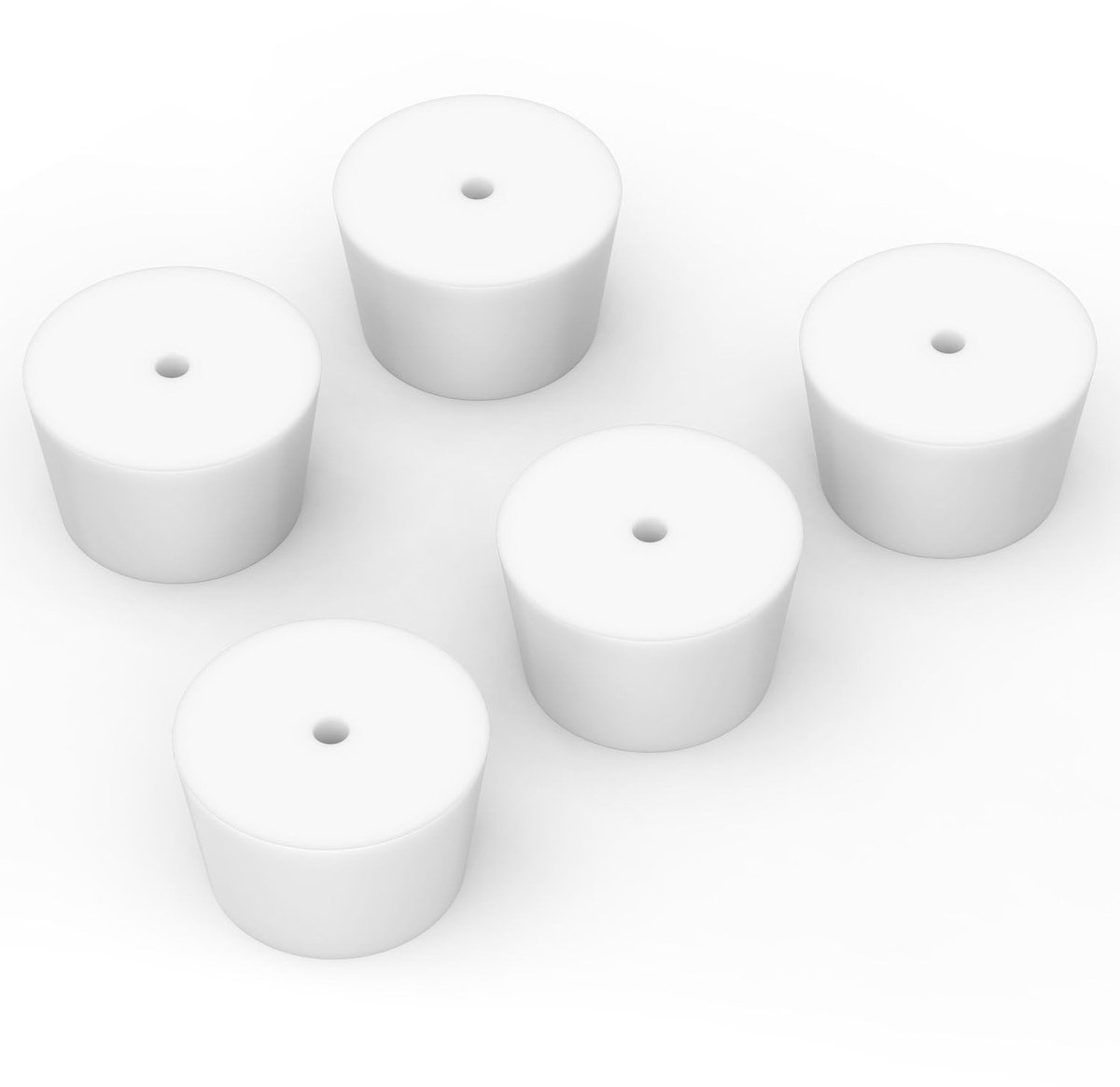 Elzusha - Rubber Stopper Set - 5 Stuks - Maat 10#