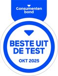 Consumentenbond Beste uit de test Okt 2025.