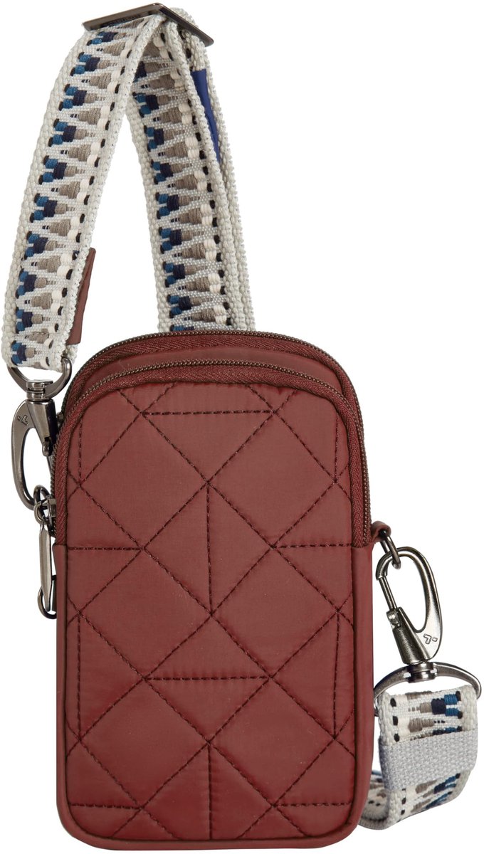 Elzusha - Boho Crossbody Bag - 2 Compartimenten - Paprika