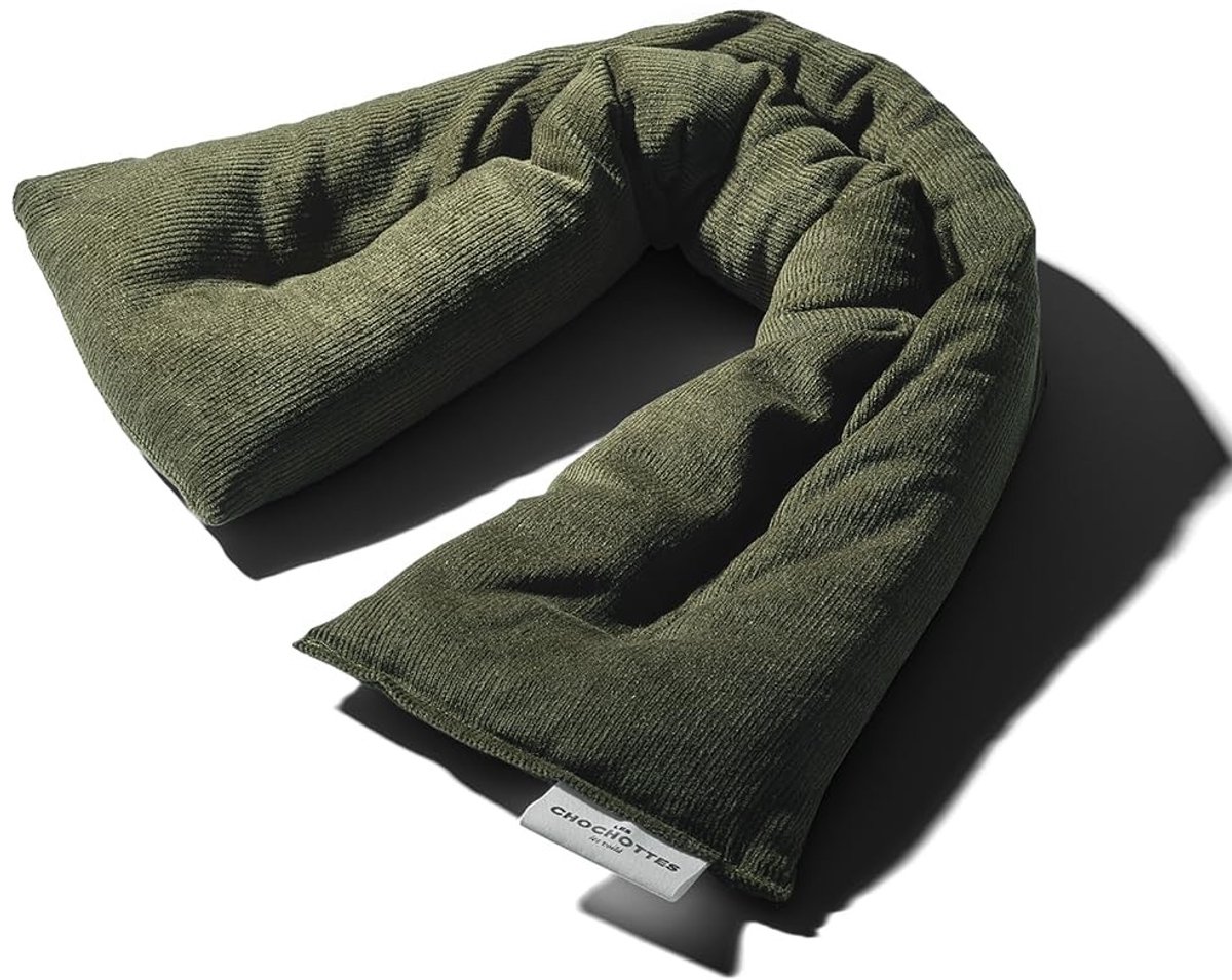 Elzusha - Lijnzaad Warmtekussen voor Nek, Natuurlijke Warmwaterkruik voor Magnetron