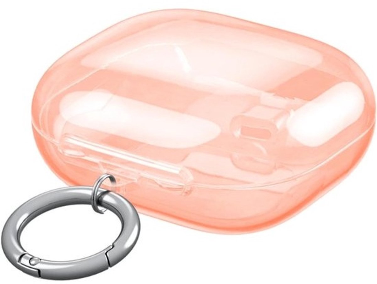 Beschermhoes voor oordopjes - Transparant hoesje - Voor bescherming van oordopjes - Ultradun TPU-materiaal - 10 gram - gewicht - Transparant roze