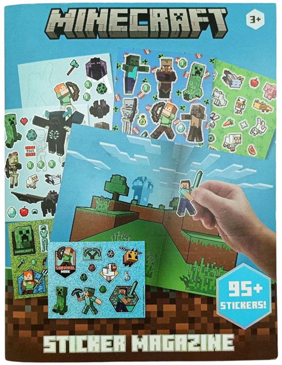 Minecraft Stickerboek