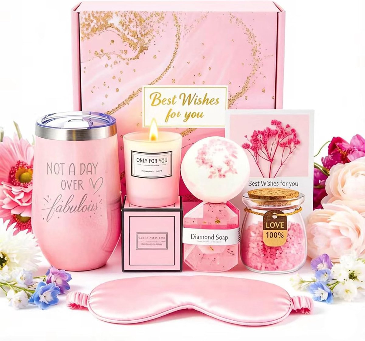Geschenkset drinkbekers, gepersonaliseerde roestvrijstalen thermobeker als cadeau voor vrouwen, vriendin, moeder - ShopVlot