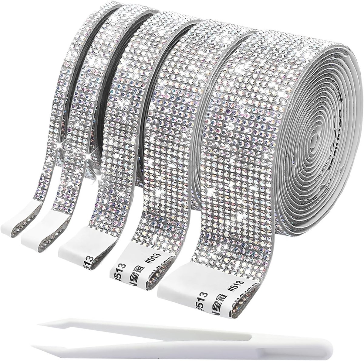 Rhinestone Stickers voor Decoratie, Diamant Tape voor Spiegel, Kleding, Keuken en Badkamer, Creatieve Versiering voor Schoenen en Make-up