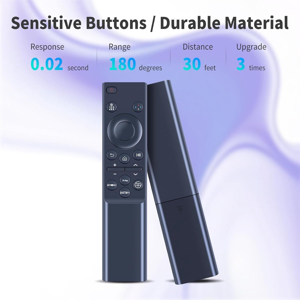 Replacement Universal Remote Control Compatible with Samsung TV Crystal QLED OLED Curved HDTV 4/8K Ultra HD, Curved - ShopVlot thumbnail 6