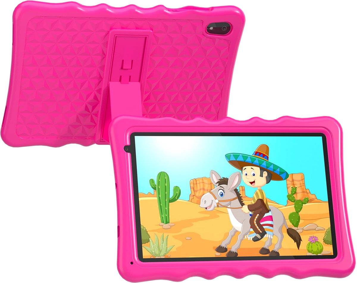 Tibuta 10 inch kindertablet, Android 13 tablet voor kinderen, Google Tablet met 2 GB + 2 GB (Samrt Storage) RAM en 32 - ShopVlot