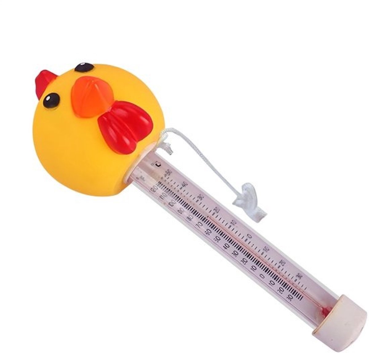 Drijvende thermometer - Waterthermometer - Voor zwembadcontrole - Leuk ontwerp - 22 x 7 cm