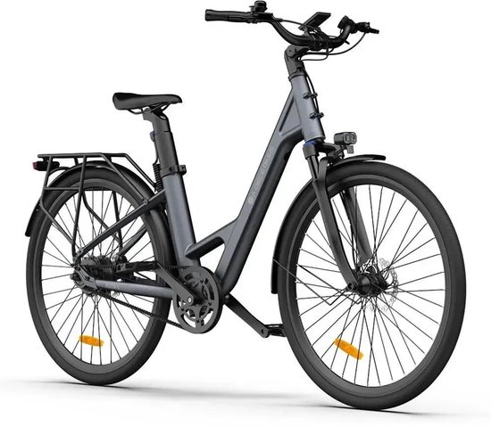 ADO Air 28 - Elektrische Fiets - 28 inch - 250W motor - Actieradius tot 100 km - Hydraulische schijfremmen - 346Wh accu - Lage instap - Grijs — afbeelding 3