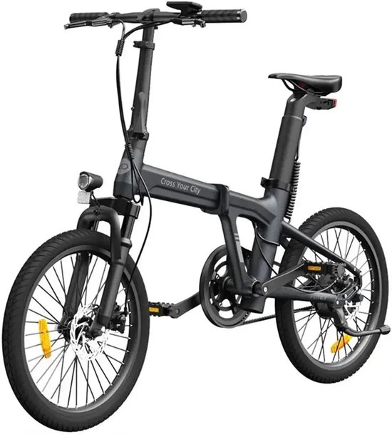 ADO Air 20S - Elektrische Vouwfiets - 20 inch - 250W motor - Actieradius tot 100 km - Hydraulische schijfremmen - 346Wh accu - Grijs — afbeelding 4