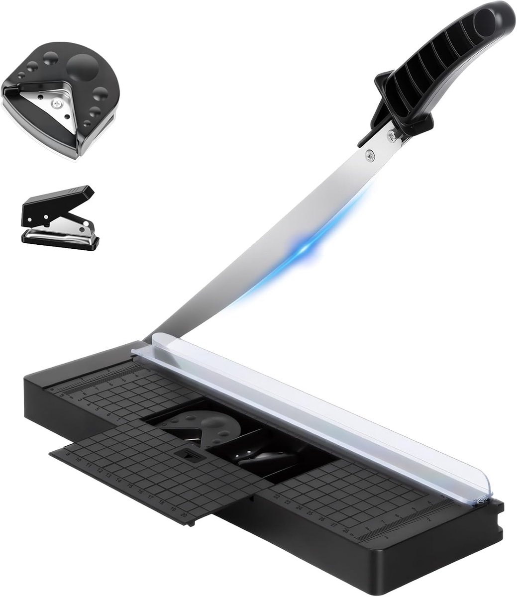SOARFLY A4 Card Cutter, Precise Cut for Sheets with Corner Perforation, Paper Cutter for A4/B5/A5/B6/B7 for Home - ShopVlot