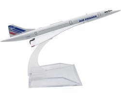 Gedetailleerd 1/400 Schaal Diecast Model van de Concorde - Miniatuur Vliegtuig voor Verzamelaars, Cadeau en Souvenir voor Kerstmis