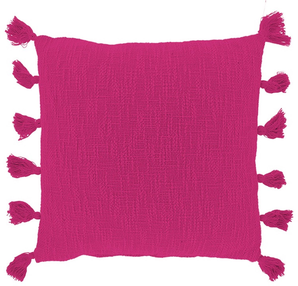 Unique Living Sierkussen Jonne - Fuchsia - 45x45cm Roze