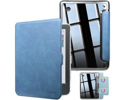 DMLuna Afneembare Magnetische Hoes van PU-leer voor 6-Inch Tolino Shine Color/Shine 5/4 en Kobo Clara Colour/BW/2E - ShopVlot