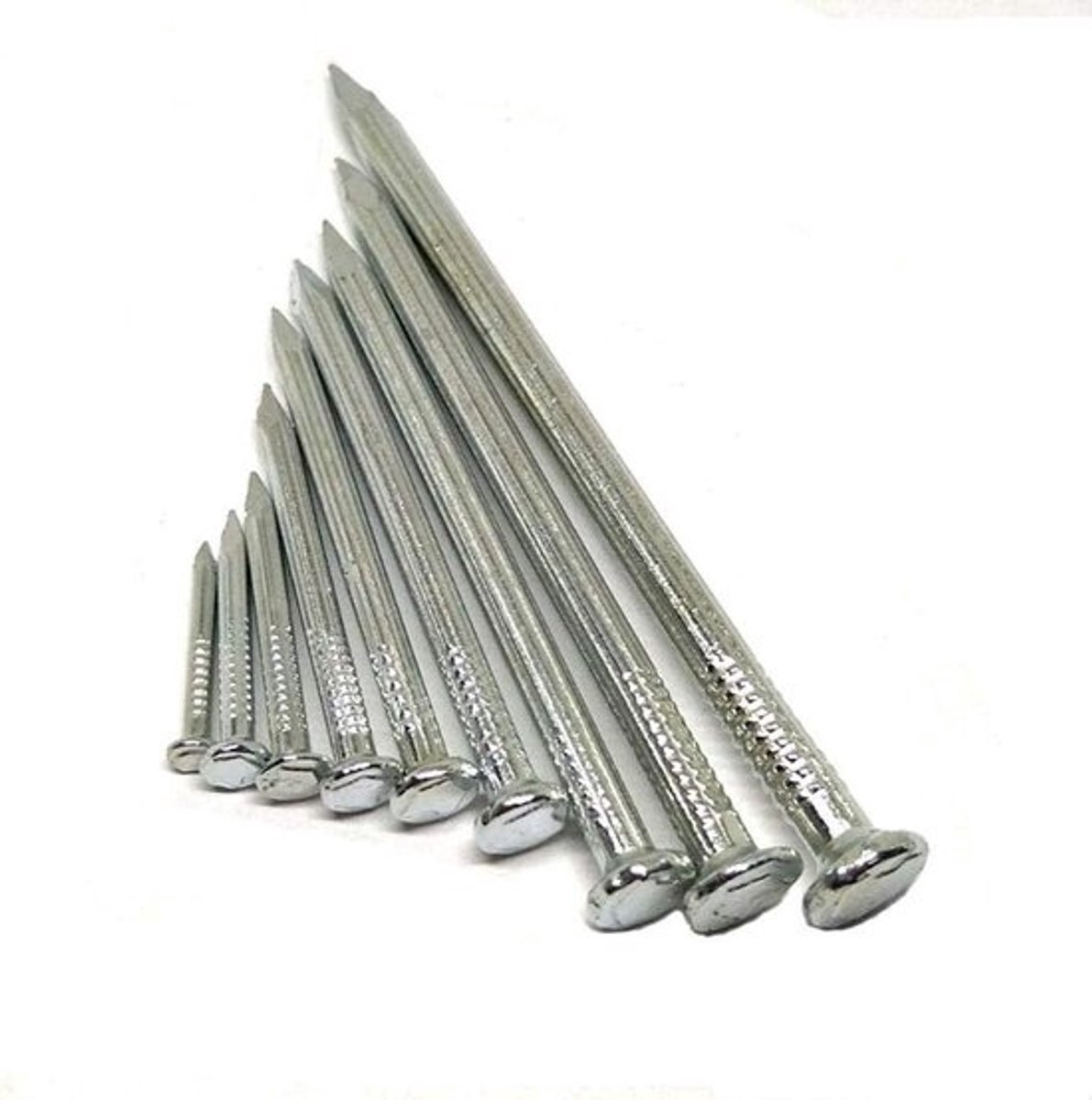 Kleine ijzerwaren - Cementnagels - Voor het bevestigen van materialen - Verschillende maten - 2-5.2 mm x 20-150 mm