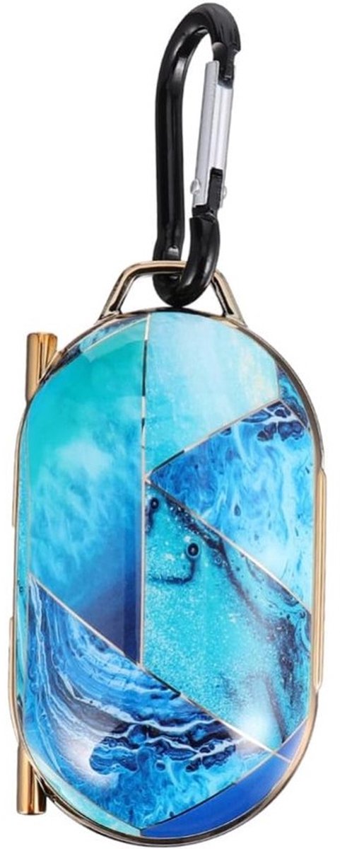 Hoofdtelefoonhoes - Beschermhoes voor oortjes - Oordopjes opbergen - Hardcase bescherming - 14 x 10.5 x 3 cm - Kleurrijk
