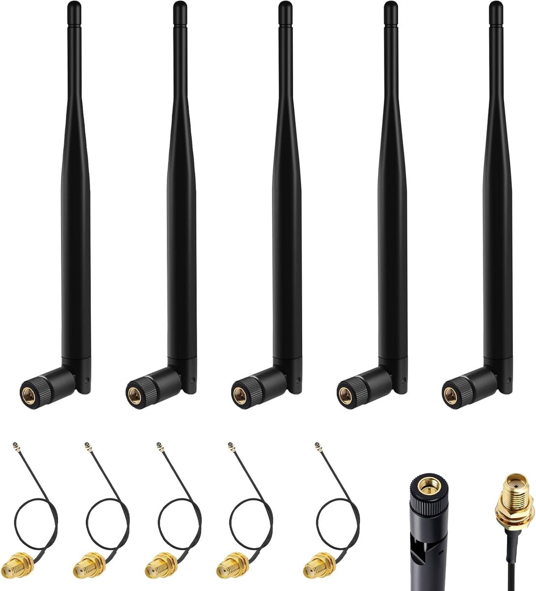 LoRa Antenna 868MHz 5dBi Omni SMA, 868 Antenna for Meshtastic & ESP-32 IoT, Lora Antenna with IPEX Cable, Signal - ShopVlot