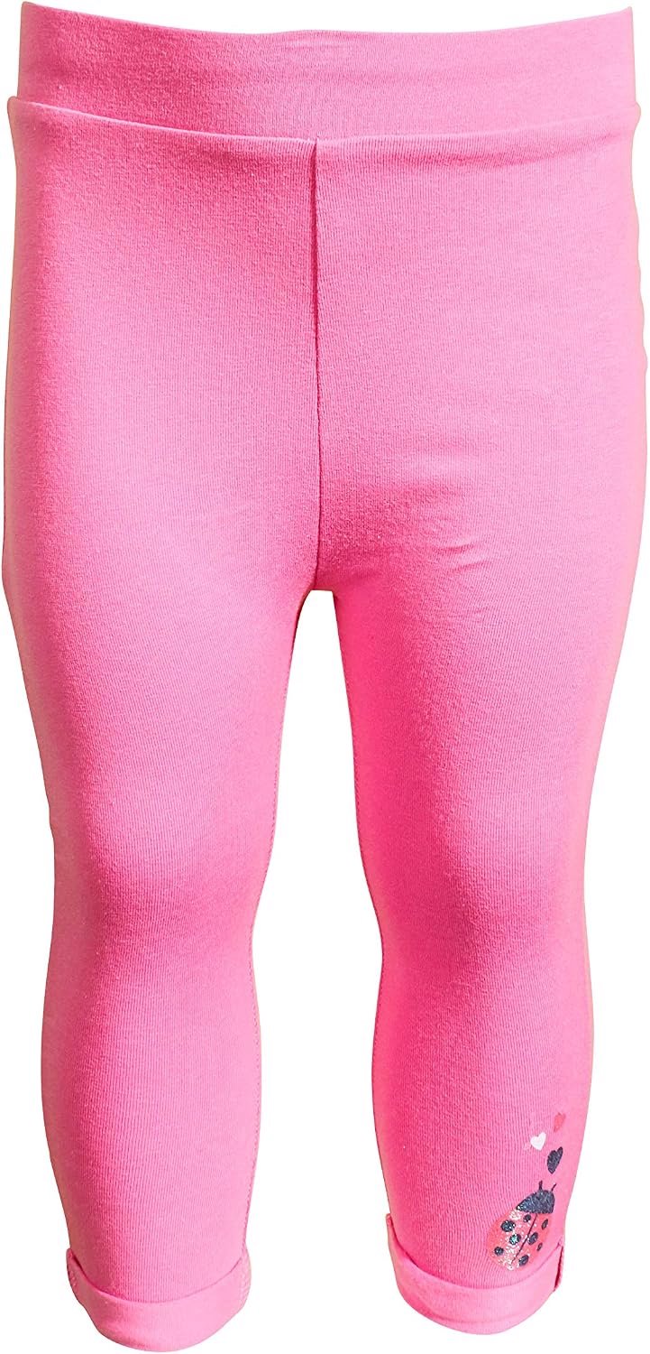 Merkloze Baby Meisjes Leggings met Glitter Lieveheersbeestje - Maat 0-24m