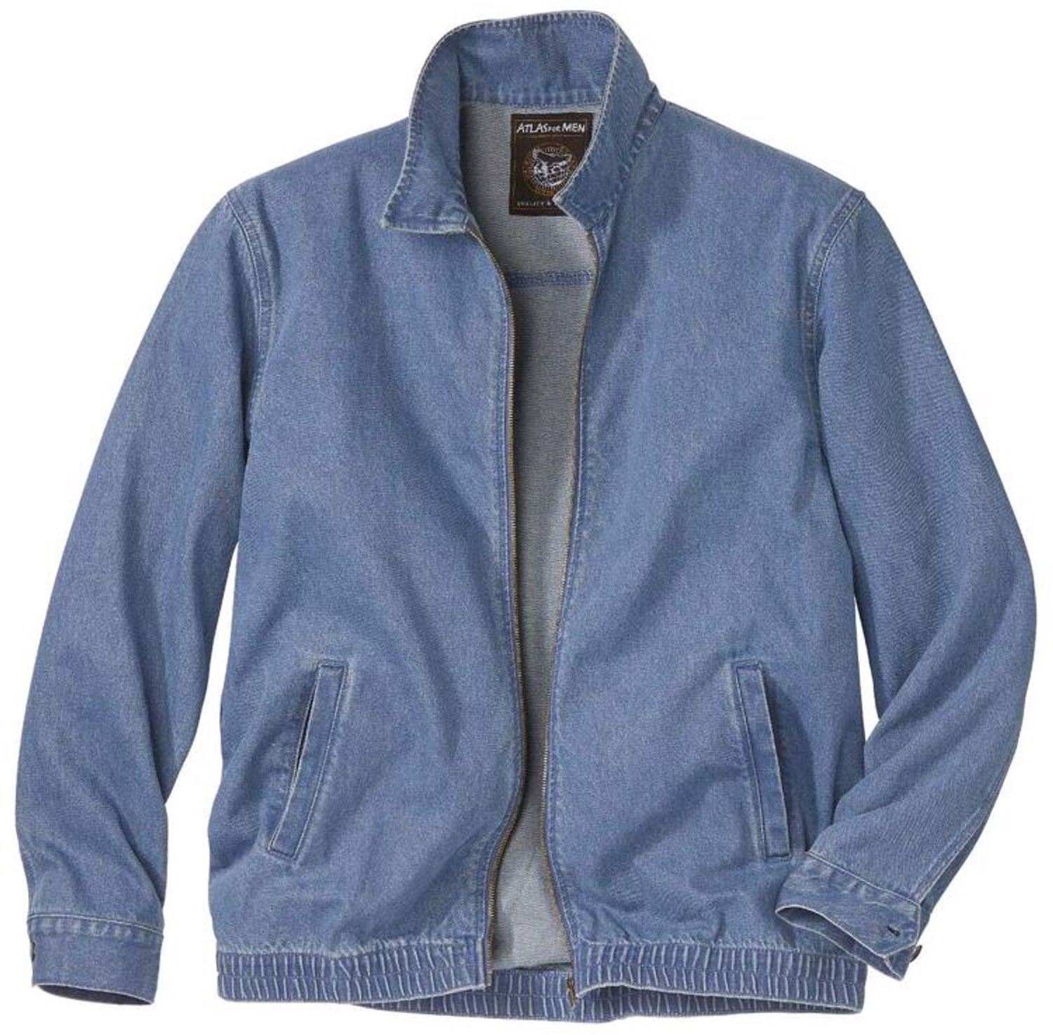 ATLAS FOR MEN - Denim zomerjack - Heren - Verkrijgbaar in grote maten - XXL