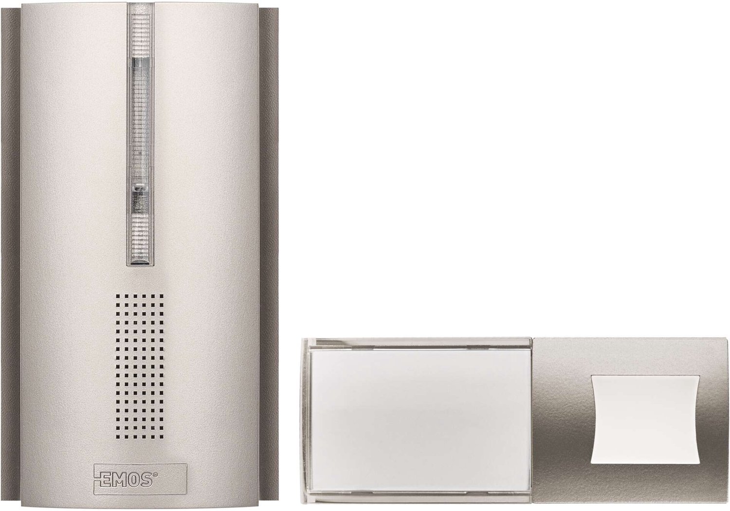 EMOS Draadloze deurbel voor thuisgebruik, op 3x AA-batterijen, signaalverlenging, P5763N