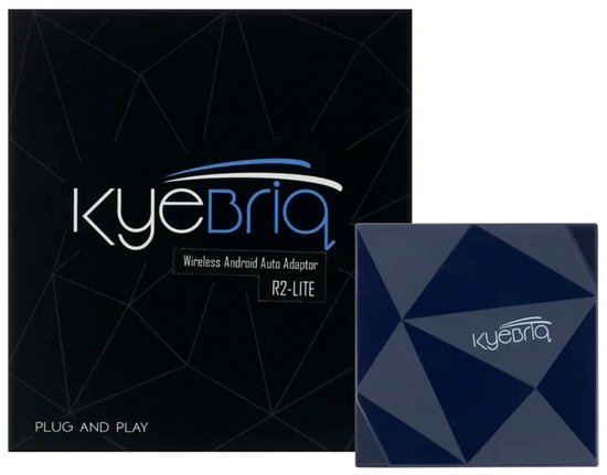 KYEBRIQ R2-LITE – Draadloze Android Auto Adapter voor Auto's met Bekabelde Android Auto (Android 11+)