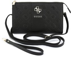 Guess Handtas - 4G Peony Stripe - Afneembare schouderriem - Zwart