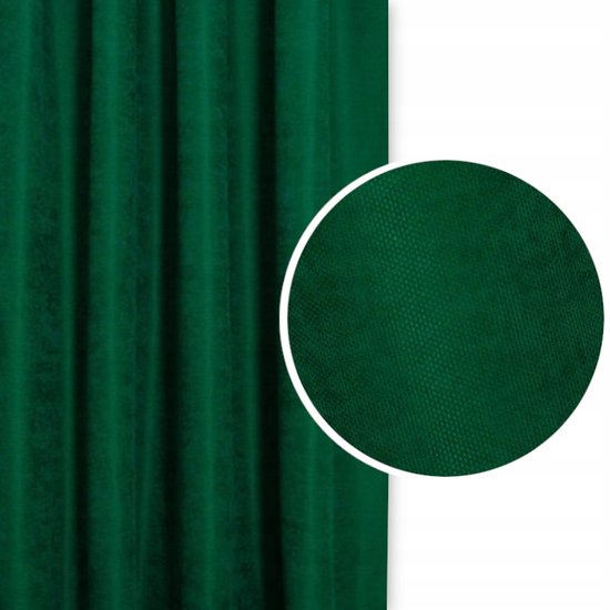 Verduisterende Gordijnstof Groen 150x380 cm - Zachte Velours